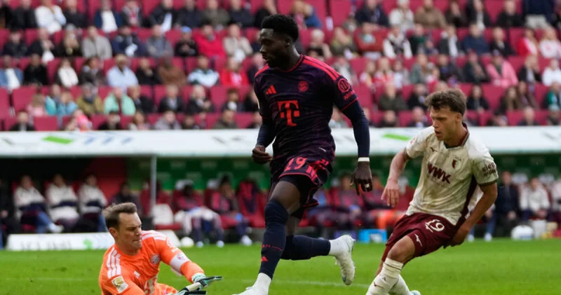 Augsburg Bayern Münih MAÇ SONUCU İşte Augsburg Bayern Münih maçı özeti ve golleri (Almanya Bundesliga)