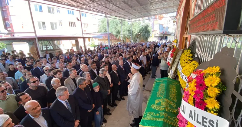 AK Parti li Mahir Ünal ın kayınpederi Hasan Özdin, Aydın da son yolculuğuna uğurlandı