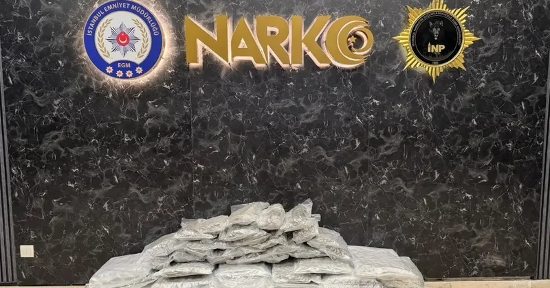 İstanbul’da 57 kilo 300 gram uyuşturucu ele geçirildi: 4 şüpheli yakalandı