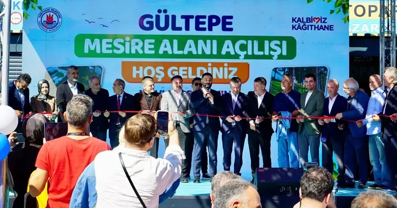 Kağıthane’de mesire alanı hizmete açıldı