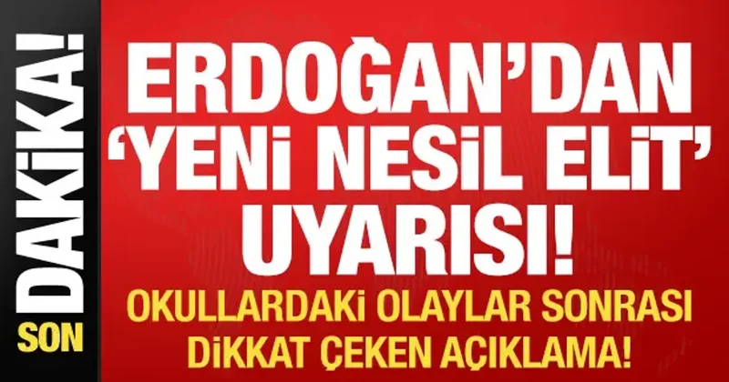 Erdoğan dan tekno oligark uyarısı: Hedef kitleleri gençlerimiz