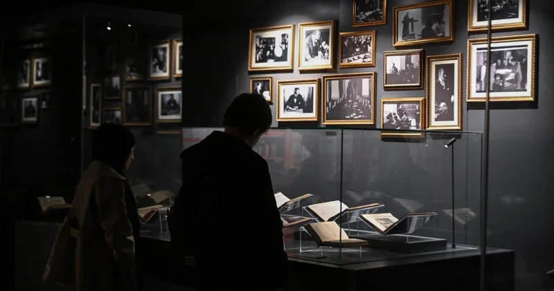 Cumhurbaşkanlığı Millet Kütüphanesi nde Atatürk ün Kitap Dünyası sergisi açıldı