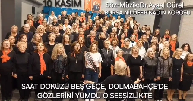 Hiç müzik eğitimi almayan 175 kadın, Ata yı kendi besteledikleri şarkıyla anacak Bursa Haberleri