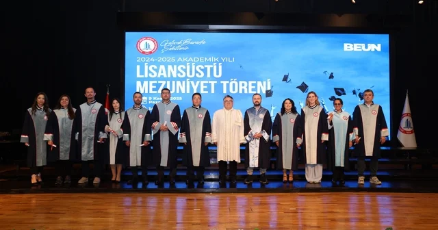BEUN da 2024 2025 Akademik Yılı Lisansüstü mezuniyet töreni coşkusu Zonguldak Haberleri
