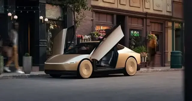 Direksiyonu olmayan otonom araç Tesla Cybercab 2026’da yollarda VİDEO İZLE