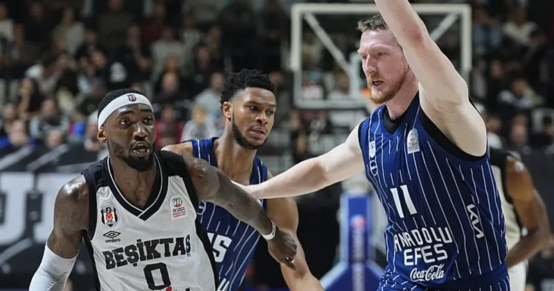 Basketbol Süper Ligi: Beşiktaş GAİN, Anadolu Efes i mağlup etti!