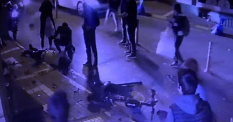 Trabzon daki feci motosiklet kazasının görüntüleri ortaya çıktı