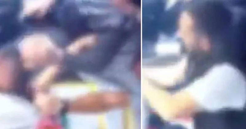 Dehşet anı kamerada! 4 şüpheli gözaltında! Otobüs şoförüne feci darp SON DAKİKA HABER Son dakika haberleri