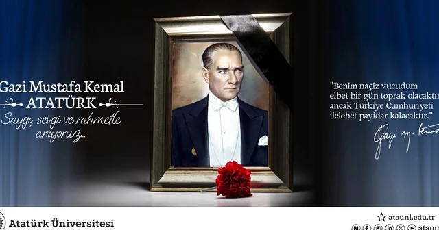 Rektör Hacımüftüoğlu nun 10 Kasım Atatürk ü anma günü mesajı Erzurum Haberleri