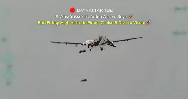 Bayraktar TB2 KEMANKEŞ le vurdu! İşte o görüntüler