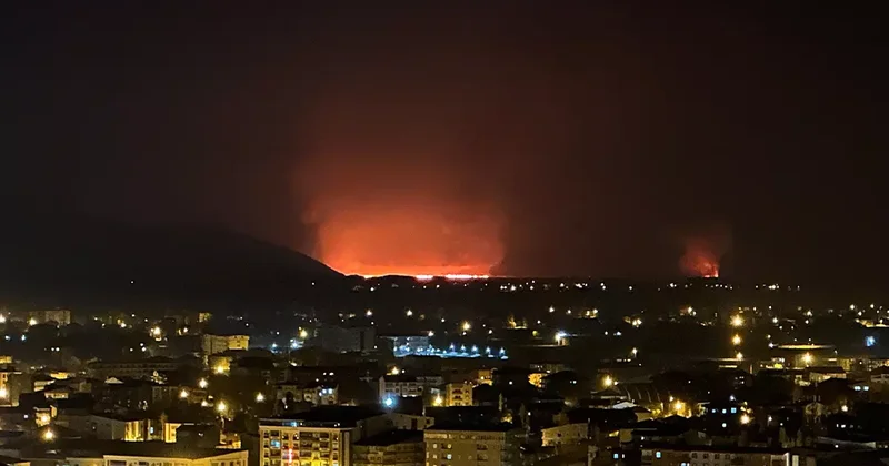 Yer Hakkari... Yangın tüm ilçeden görüldü: Nehil Sazlığı yanıyor! Kuş cenneti olarak biliniyordu