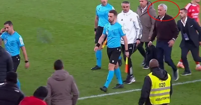 Düşme hattındaki takıma puan kaybeden Mourinho hakemlerin üzerine yürüdü