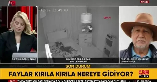 Ünlü deprem uzmanı Üşümezsoy Sındırgı da Üçüncü büyük deprem olur mu? sorusunu cevaplandırdı