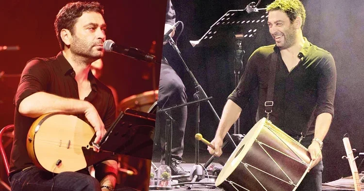 Ozan Akbaba dombra çaldı, türkü söyledi