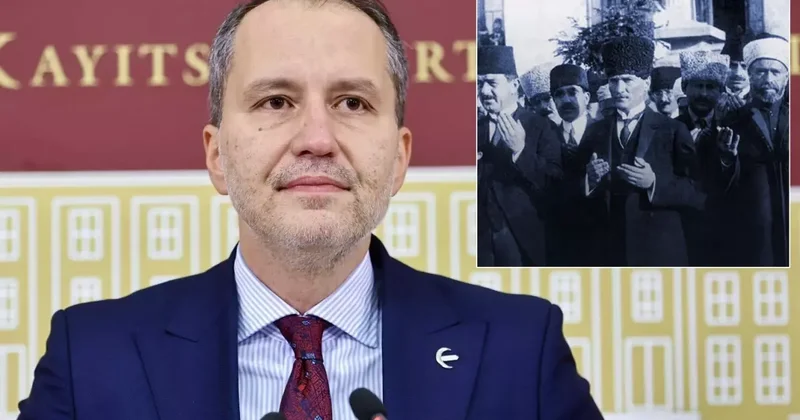 Mustafa Kemal Atatürk ü anan Fatih Erbakan ın paylaşımına tepki var