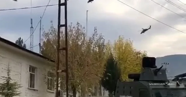 Şırnak ta saat 09.05 te 3 askeri helikopterle Atatürk e saygı duruşu Şırnak Haberleri