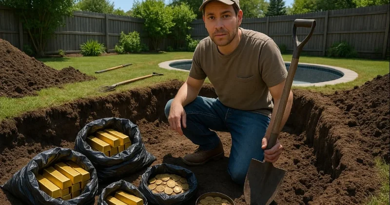 Bahçesinde havuz kazarken 33 milyon liralık altın hazinesi buldu Sözcü Gazetesi