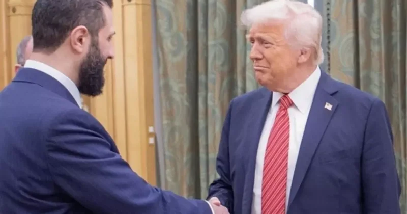 Beyaz Saray da bir ilk! Donald Trump ile Suriye Cumhurbaşkanı Ahmed Şara bir araya geldi