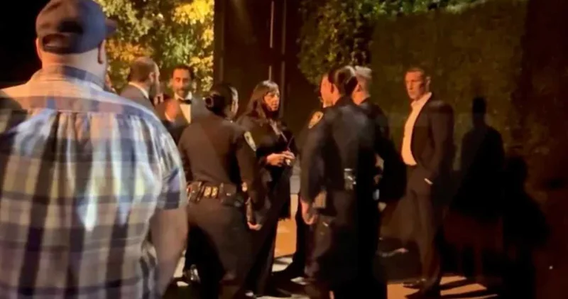 Ünlüler geçidi yaşanan partiye polis baskını!