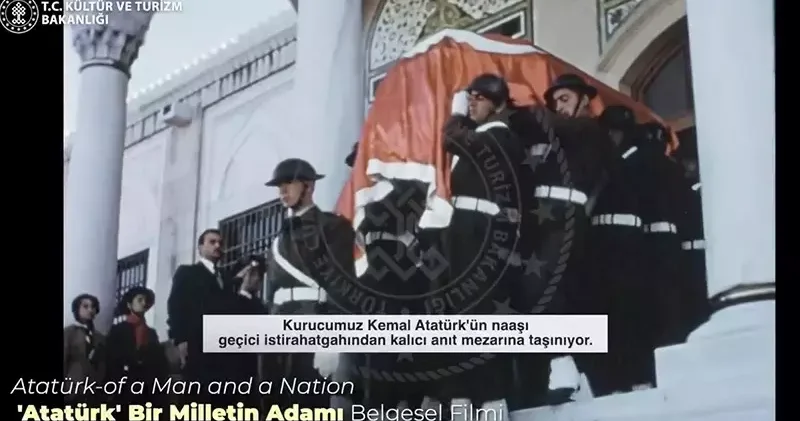 Bakan Ersoy, Bir Milletin Adamı belgeselinden görüntülerle Atatürk ü andı