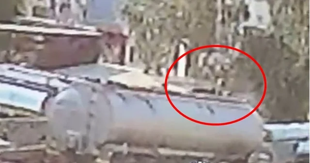 Şırnak ta 2 işçinin yaralandığı vinç kazası kamerada Şırnak Haberleri