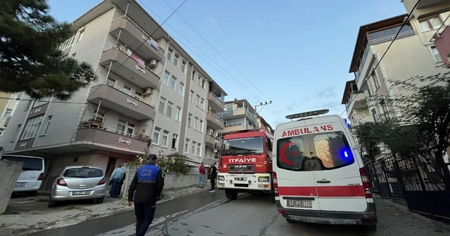 Evde çıkan yangında duman etkilendi Kocaeli Haberleri