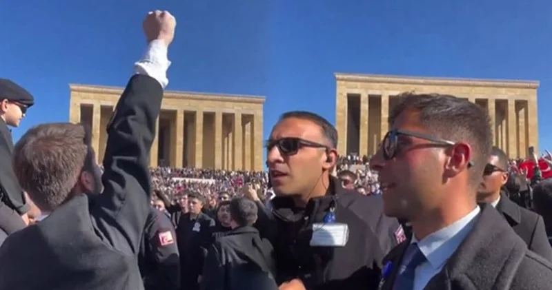 Erdoğan sloganına izin var andımıza yok!