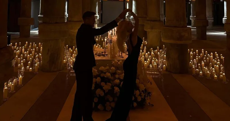 Cengiz Ünder Yerebatan Sarnıcı nda evlenme teklifinde bulundu Magazin haberleri