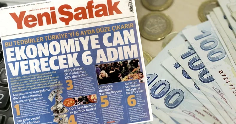Yeni Şafak gazetesi bu kez iktidara ekonomi reçetesi verdi! Sözcü Gazetesi