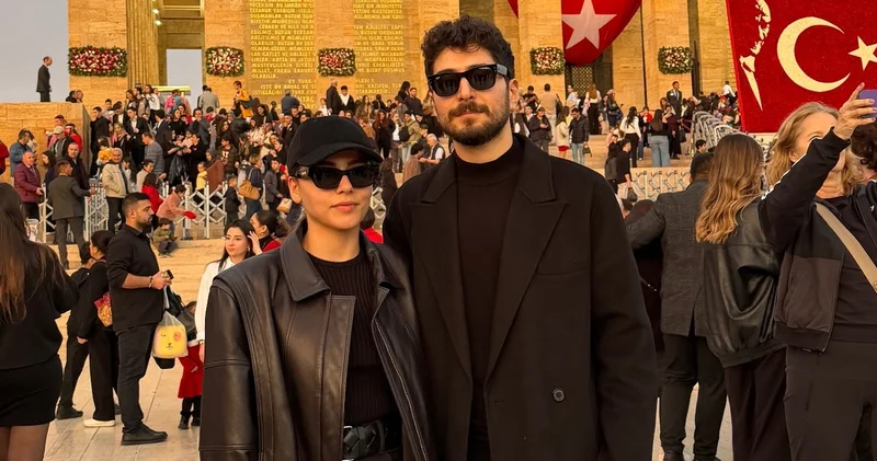 Sıla Türkoğlu ve Ata Ayyıldız Anıtkabir’i ziyaret etti Magazin haberleri