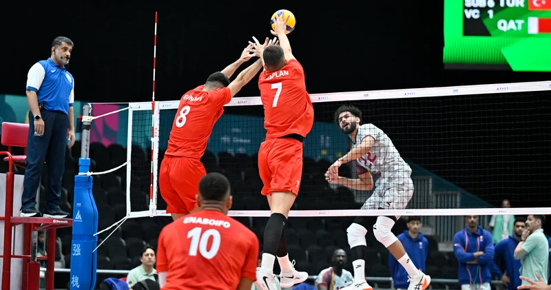 A Milli Erkek Voleybol Takımı, Bahreyn i 3 0 mağlup etti! Voleybol Haberleri