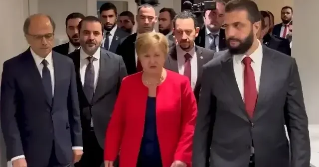 Ahmed Şara dan ABD de sürpriz IMF ziyareti: Suriye hükümeti bunu mümkün kılıyor VİDEO İZLE