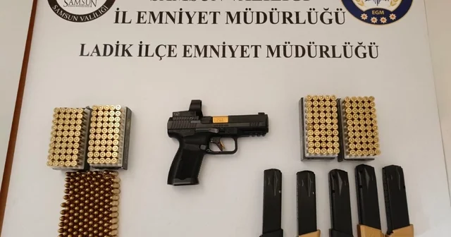 Samsun da silahla ateş eden şahıs yakalandı: 92 boş kovan ele geçirildi Samsun Haberleri