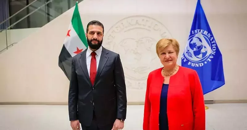 Suriye Cumhurbaşkanı Şara, IMF Başkanı Georgieva ile görüştü