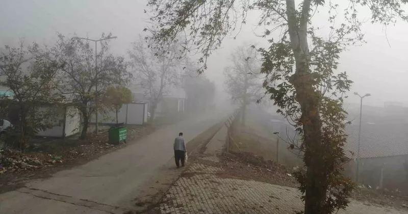 Kahramanmaraş’ta sis etkili oldu