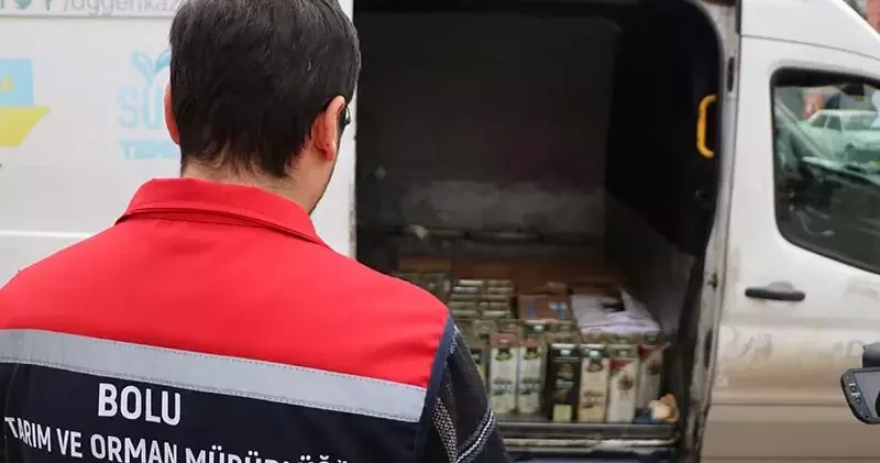 Bolu’da bin 500 litre sahte zeytinyağı ele geçirildi