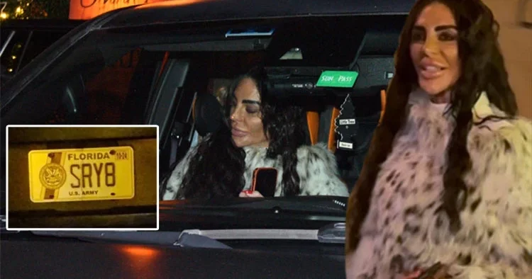 Süreyya Yalçın ABD plakalı aracıyla İstanbul da