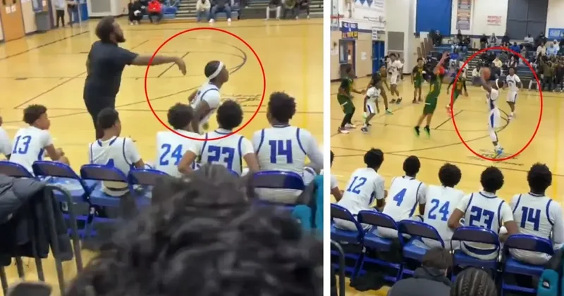 Gülüşmeler içinde oyuna alınan genç, ilk atışında herkesi krize soktu