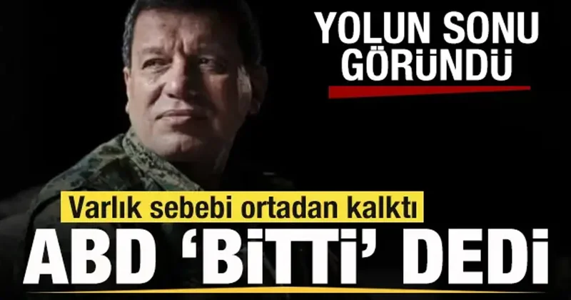 Suriye de sıcak gelişme! ABD bitti dedi! Varlık sebebi ortadan kalktı Yolun sonu göründü