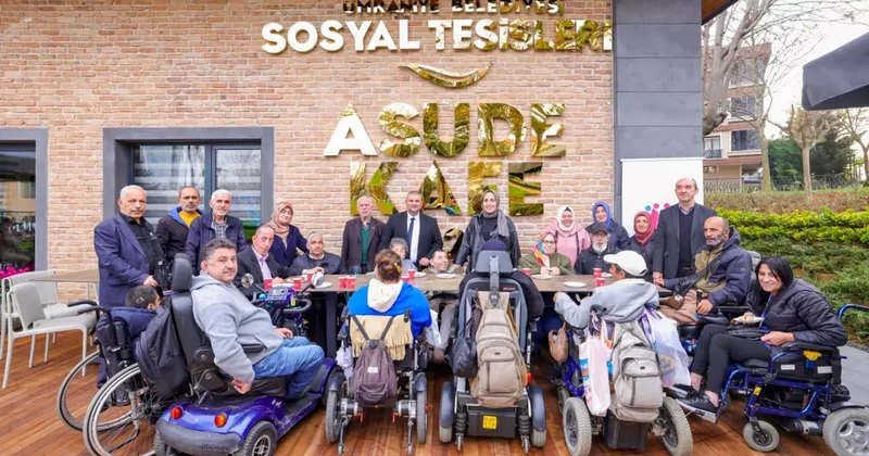 Ümraniye’de Asude Engelsiz Yaşam Kafe hizmete açıldı