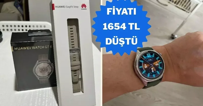 Sağlık, teknoloji ve konforu birleştiren HUAWEI GT 6 akıllı saatte avantajlı kampanya!