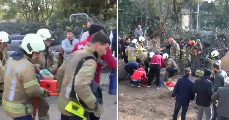 Kadıköy’de inşaat şantiyesinde işçi çukura düşerek yaralandı İstanbul Haberleri