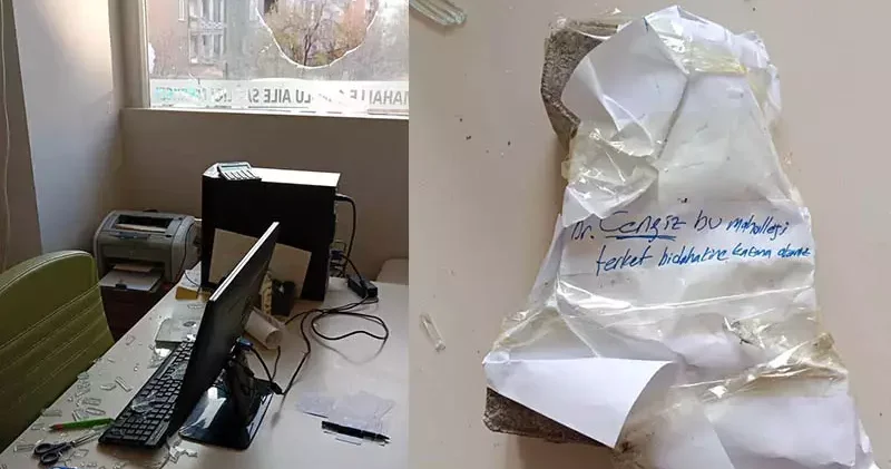 Aile Sağlığı Merkezi’ne taşla saldıran şüphelilerden doktora tehdit mesajı