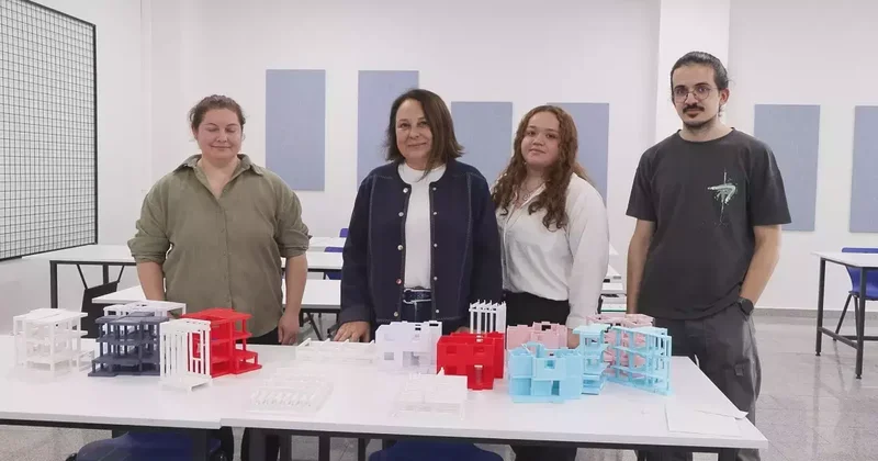 Mimarlık eğitiminde yeni dönem; öğrenciler yapıyı 3D kitlerle öğreniyor