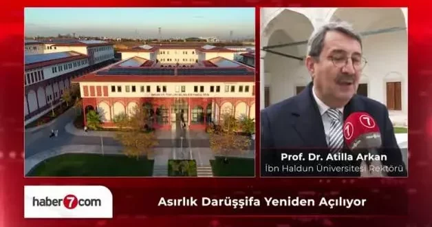 Asırlar sonra tekrar açılıyor! Süleymaniye Darüşşifası için önemli adım