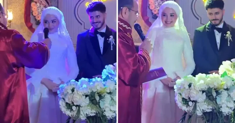 Sosyal medya bu gelini konuşuyor