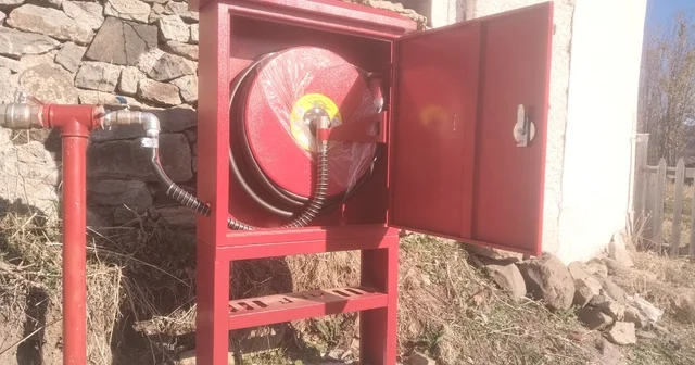 Alucra da bir köyde yangın hidrantları kuruldu Giresun Haberleri