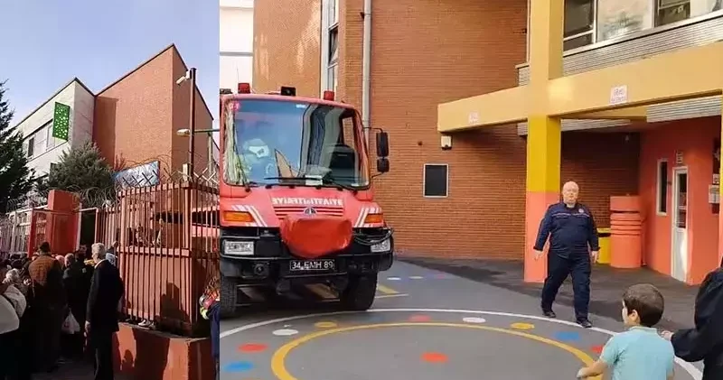 Fatih te doğal gaz kaçağı şüphesi okulda paniğe neden oldu