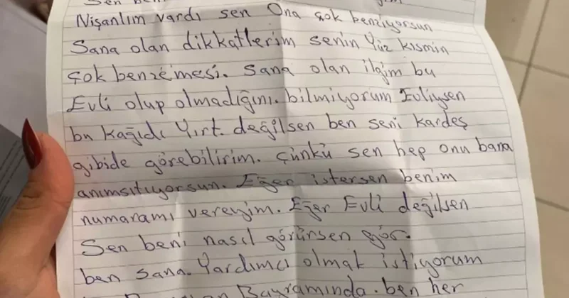 Aynı iş yerinde çalıştığı 60 yaşındaki erkeğin yazdığı mektubu paylaştı: Evli değilsen...