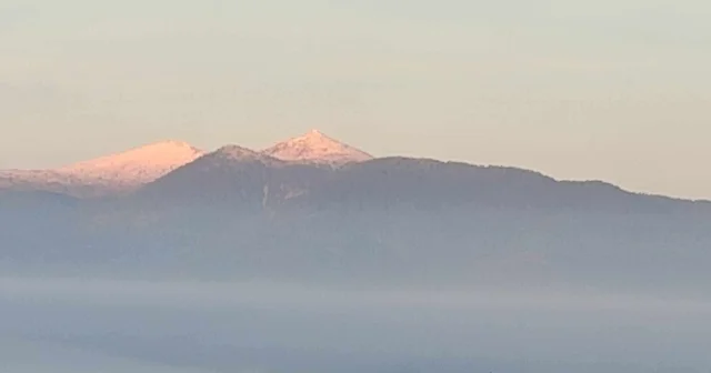 Emet Eğrigöz dağı beyaza büründü Kütahya Haberleri